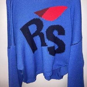 Raf simons RS Knit blue sweater size medium no flaws